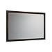 RonBow 603160-F13 60" x 39" Newcastle Wood Framed Mirror,Cafe Walnut