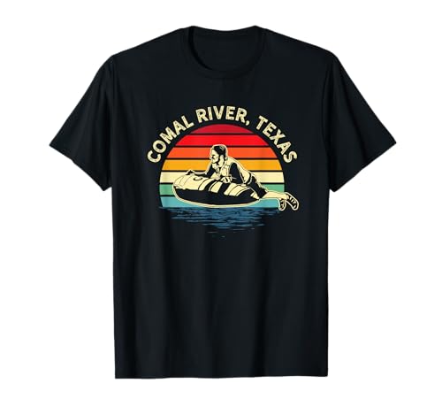 Comal River Texas Tubing Water Tube Floating Tubes Texan T-Shirt