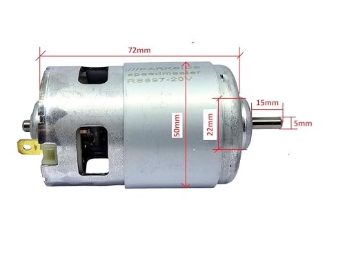 Image of INVENTO 1Pcs RS-897-20V RS-897 DC Motor 12V - 24V 12V DC High Speed 24000 RPM Multi-Purpose Motor For PCB Drill RC Cars Airplane Power Tools DIY Projects