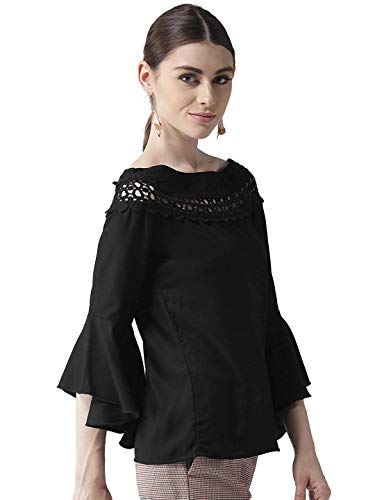 Image of Style Quotient Women Solid Viscose Rayon Smart Casual top