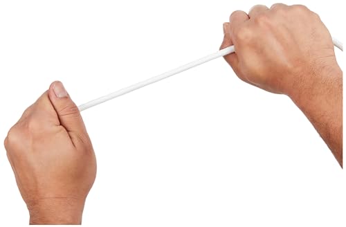 Image of amazon basics RJ45 Cat-5e Network Ethernet Patch /LAN Cable for Smartphone, Router, Printer - 50 Feet (White)