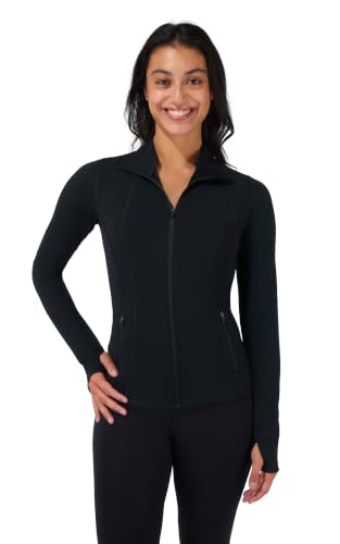 Amazon.com: 90 Degree By Reflex Full Zip Running Track Jacket
