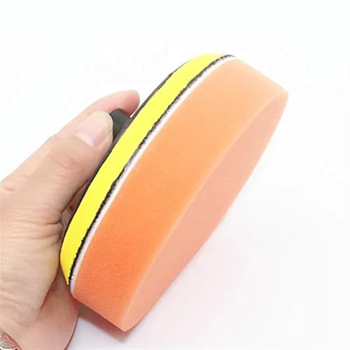 Éponge plate de 5 pouces de qualité supérieure pour lustrage carrosserie
