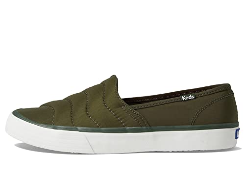 Image of Keds Womens Double Decker Canvas Slip On Sneakers Shoes Casual - Black