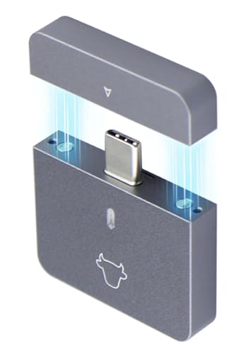 M.2 NVMe 2230 SSD Caja de Disco Duro Externo, Adaptador USB Tipo C 10Gbps USB3.2 Gen2, para M.2 NVMe PCIe M Key /M+B Key SSD, Compatible con Celular Android Tablet Laptop