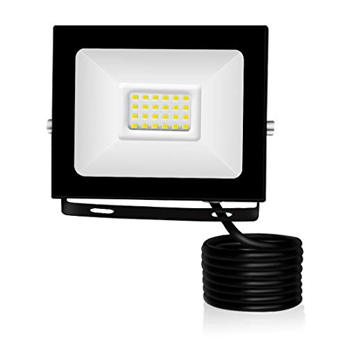 Preisvergleich Produktbild 20W LED-Flutlicht ohne Bewegungssensor, 2000LM IP65 Wasserdichter Sicherheitslicht-Scheinwerfer im Freien für Gartengaragen-Spielplatz