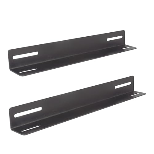 aiten data Juego de 2 Guías Laterales Fijas de Soporte. Medidas: Ancho x Fondo x Alto: 300 x 35 x 35 mm, Válidas para Armarios Rack 19' de 450 mm