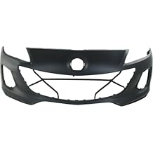 1pc Front Primed Plastic Bumper Cover w/Fog Lamp Holes for Mazda 3 2012-2013 BGV450031EBB 14878506