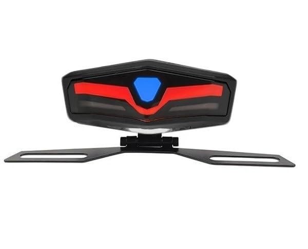 Feu arrière moto LED multifonction avec feu stop puissant et clignotants pour customisation