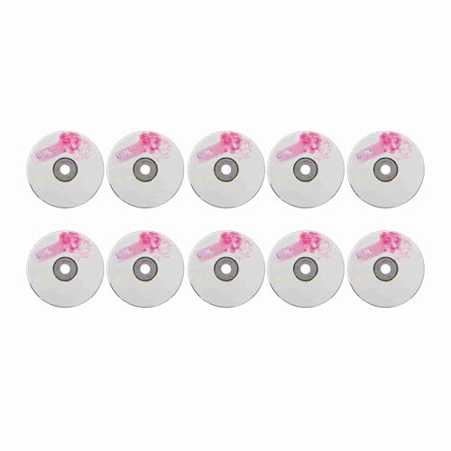 CD R Discos en Blanco, 52x 730mb PC Clear Recordable Music Disc Cds para Quemar música almacenando Datos Digitales Datos (10 por ciento)