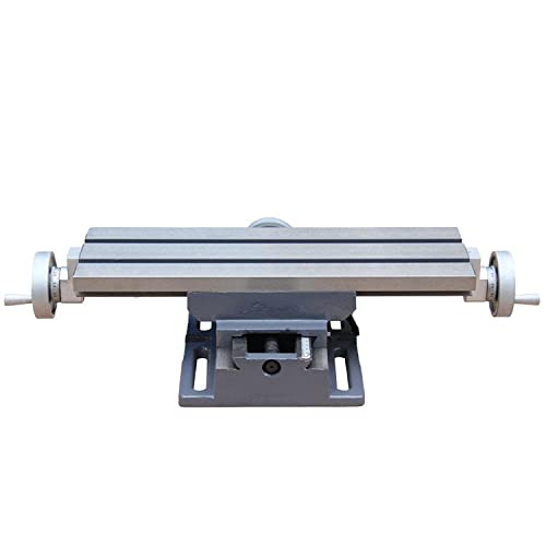 KAKA INDUSTRIAL TC-18-2 Milling Working Cross Table Multifunction Worktable, 10×4.7 Inch Heavy Compound Cross Slide Mill Drill Table