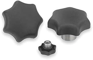 Kipp Star Knob, M10, Int, 1.26, 1.99, Stl Collar