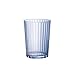 Bormioli Rocco Exclusiva Gin Fizz Glasses, Set of 12 - Sapphire Blue 17 Oz. Tumblers, Laser Cut Rim & Star Glass Clarity - Durable Cocktail & Drinking Glasses for Barware & Table Use - Made in Italy