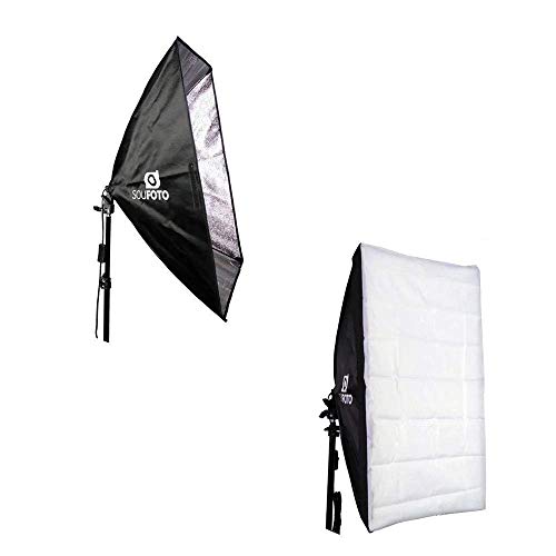 Kit de Iluminação Duplo com Softbox 50x70cm, Tripé de 2m e Bolsa Transporte Sou Foto para Estúdio Fotográfico 3 31gVFsouj0L