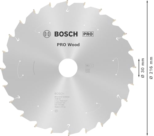 Bosch Lame de scie circulaire Standard for Wood pour scies sans fil 216x1.71.2x30 T24 2608837724 - vue 4