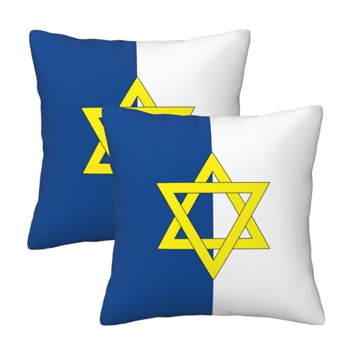 Flag of Palestine (1924) Square Throw Pillow Covers