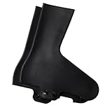 Cubiertas para zapatos de bicicleta – Carcasa de silicona flexible, perfil ligero, capa de retención de calor resistente a la intemperie, función de protección de cierre compatible con candado, para