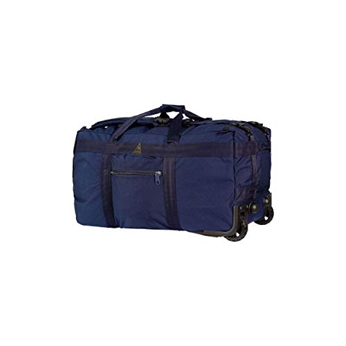 Sac à roulettes 120L bleu Ares idéal pour vos longs voyages et expéditions