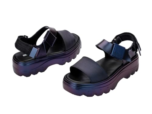 Image of Melissa Kick Off Platform Sandals for Women - Super Soft and Flexible Vegan Chunky Platform Sandal with Adjustable Straps and Open Toe Design
