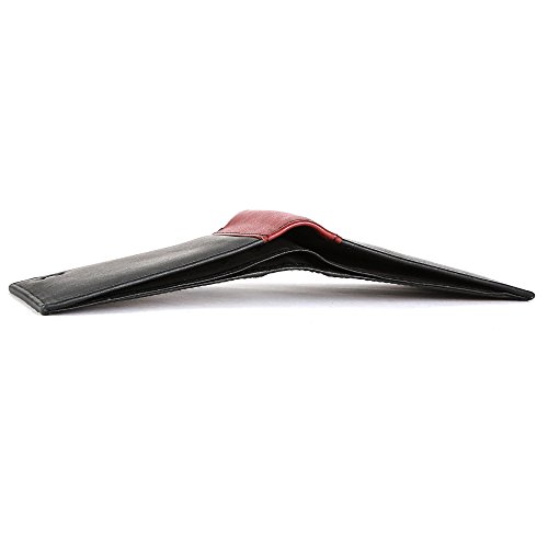 Image of WildHorn� RFID Protected Genuine High Quality Mens New Leather Wallet (New Black Nappa 3)
