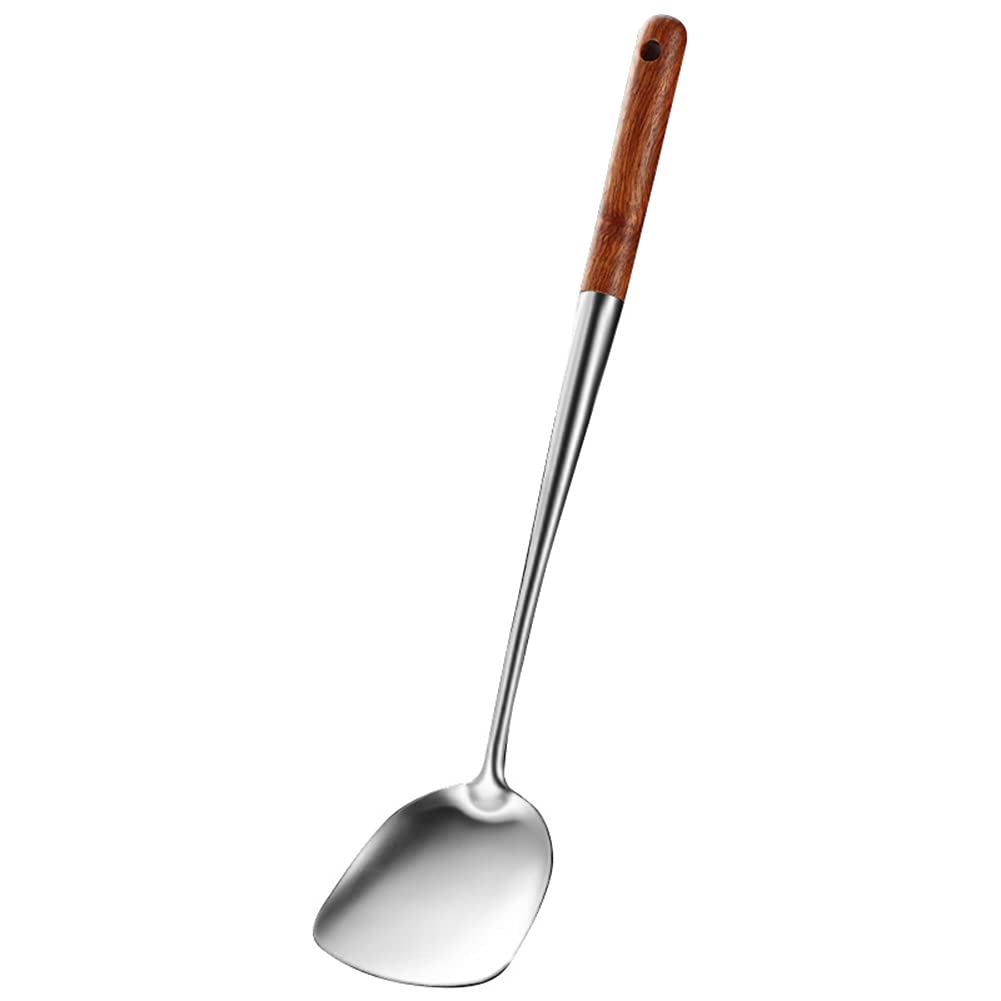 Długa rączka Wok Łopatka do gotowania ze stali nierdzewnej Szczelinowy Turner Łyżka do ryżu Chochla Narzędzia kuchenne Zestaw naczyń