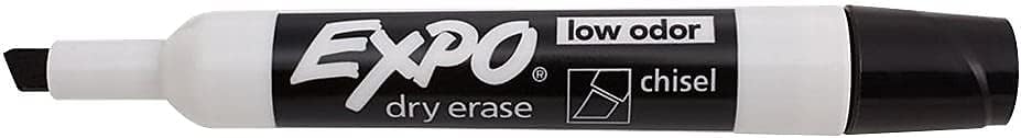 Low-Odor Dry-Erase Marker, 12 Pack
