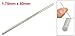 uxcell Tungsten Carbide 1.75mm Diameter Pin Gage Gauge w Storage Box