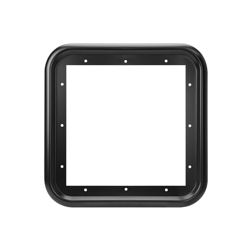 Image of FOGATTI RV Water Heater Door Trim Ring - 15 inch x 15 inch, Black