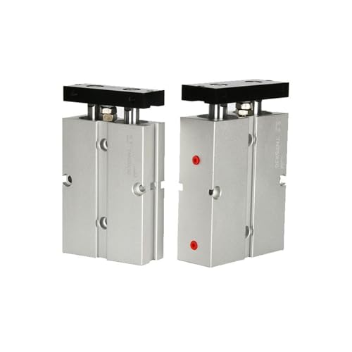 Cilindro neumático doble vástago compacto serie TN con doble eje