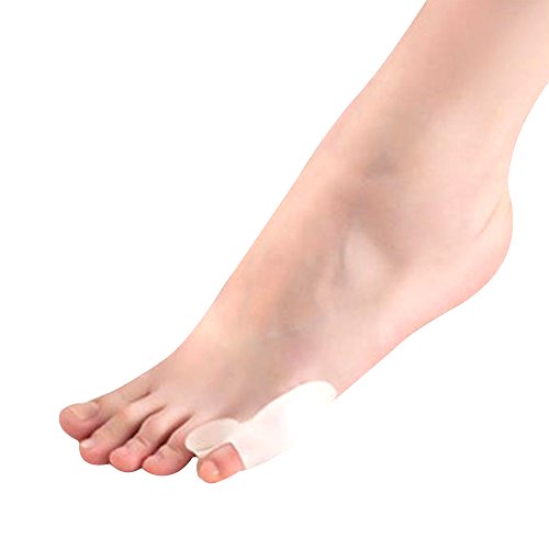 Tailor's Bunion Corrector and Bunionette Gel Toe Separators for Pinky Toe Shield - Cover - Protector  (1 Pair) - Happy Hours