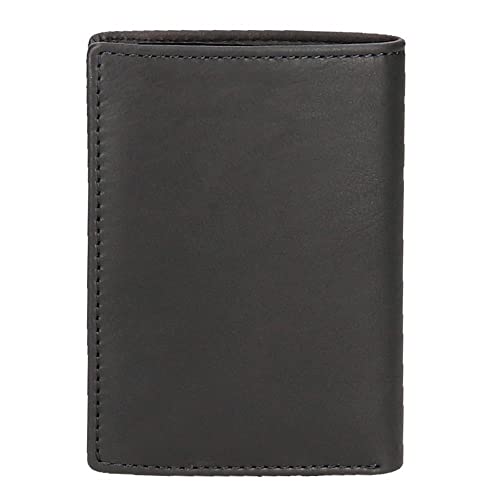 Pepe Jeans Unisex. 7372033 Carteira De Couro Crachá Vertical Com Porta-Moedas Marine (Osfa), Azul, Casual, Pele, Marinho - 2