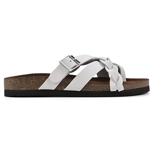 Image of White Mountain Women's Harrington Braided Footbed Sandal