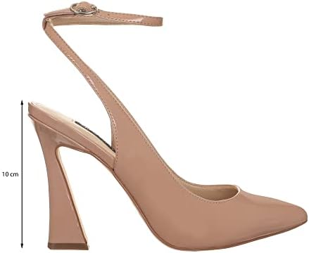 NINE WEST womens Tabita3 Pump, Natural Patent Leather, 8.5 US | Image 4