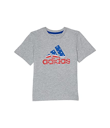 T-shirt USA garçon 2T gris anti-frottement pour peau sensible