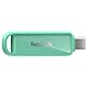 SanDisk Phone Drive mit USB Type-C 1 TB (Flash-Laufwerk für Smartphones, Tablets und Computer, 150 MB/s Lesen, Schlüsselring-Öse zur Mitnahme, 1 Jahr RescuePRO Deluxe-Software) - Seafoam Green