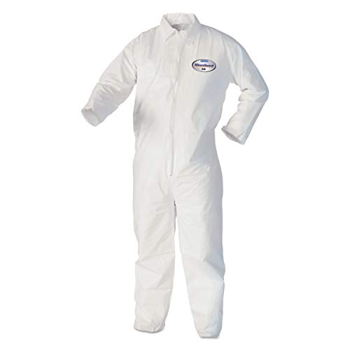 KleenGuard 44304 A40 Coveralls, X-Large, White (Case of 25) KleenGuard 44304 A40 Coveralls, X-Large, White (Case of 25)