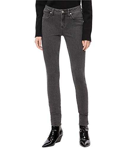 Calvin Klein Jeans Women’s Ckj 001 Mid Rise Super Skinny Fit Jean, Seattle Grey, 28X30