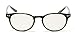Retro Computer Reading Glasses for Women Men Anti-Glare Eye Strain Blue Light UV Blocking Protection (Black Frame, Strength +2.25)