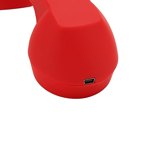 MENDUNER Drahtloses Retro Telefon Handy Handy, Portand Drahtstrahlungssicheres Mobiltet Reciver Kopfhörer für BT Support Geräte Telefoncomputer (Rot)