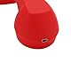 Bluetooth-Telefonhörer, Retro-strahlungssicherer Wiederaufladbarer Kabelloser Handy-Hörerempfänger, Kompatibel mit Mobiltelefonen, Laptops und Anderen Bluetooth-Geräten (Rot)