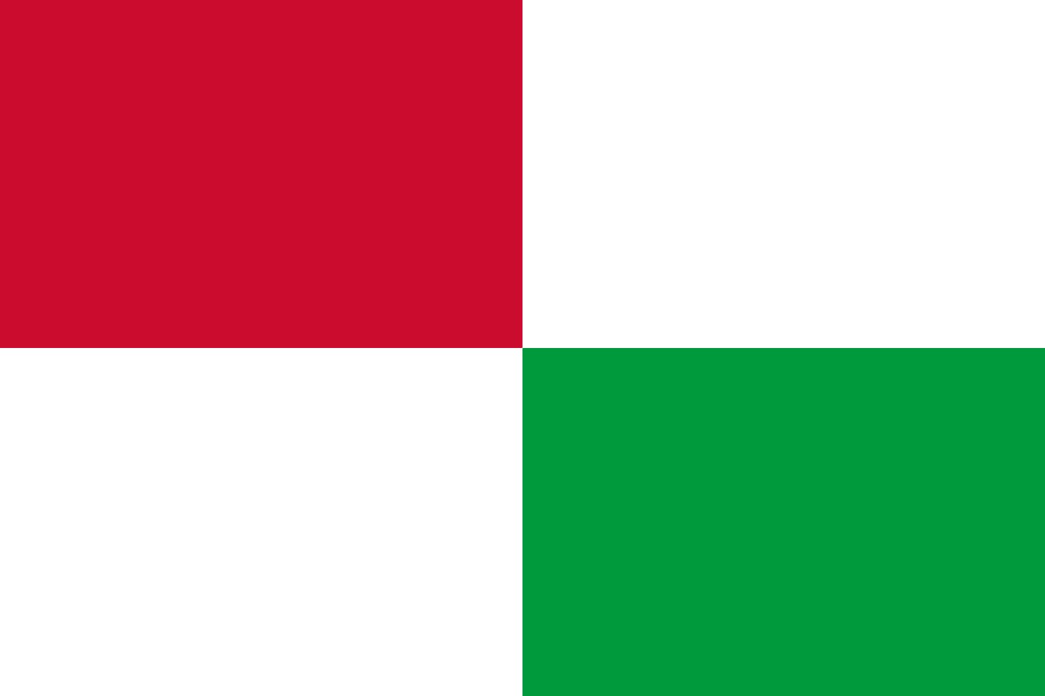 Drapeau Opsterland XL pour mât grande taille de commune hollandaise