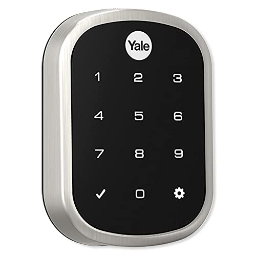 Yale Assure Lock SL - Key Free Smart Lock with Touchscreen Keypad - Works with Apple HomeKit and Siri (YRD256iM1619) in Satin Nickel