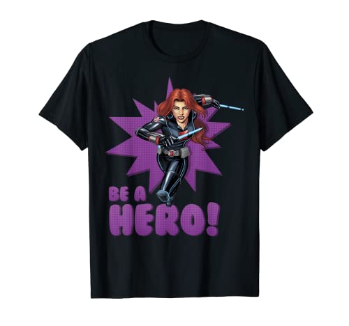 Black Widow Avengers Assemble BE A HERO! Graphic T-Shirt