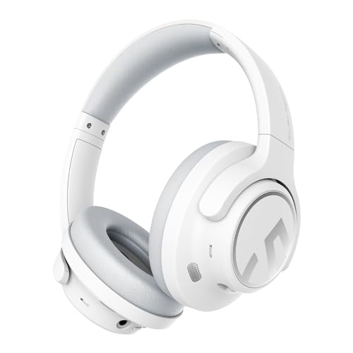 SoundPEATS Space Casque Pliable sans Fil Bluetooth 5.3 Casque à Annulation Active du Bruit avec réduction du Bruit des appels Hybrid ENC Haut-Parleur Dynamique de 40 mm Mode Jeu multipoint
