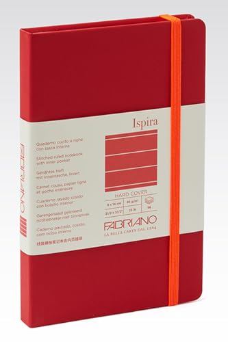 Cahier Fabriano Ispira 8,9x14 cm rigide ligné pour notes professionnelles - 2