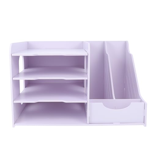 HOLIDYOYO ��㑽�w�t�@�C�����b�N 1�� �I�t�B�X�f�X�N���[�{�b�N�X ���ސ����p�T�C�h�R���p�[�g�����g�t�� �z�[���t�@�C���I�[�K�i�C�U�[ �I