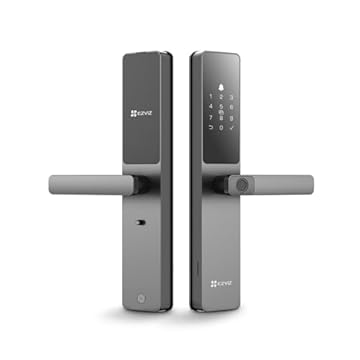 Fechadura digital Ezviz DL05 Wi-Fi BT inteligente código senha tag a prova d'água