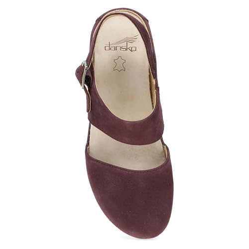 Image of Dansko Lucia Closed-Toe Sandals for Women - Linings from Recycled Materials and Leather for Breathability- Lightweight Rubber Outsole for Long-Lasting Wear