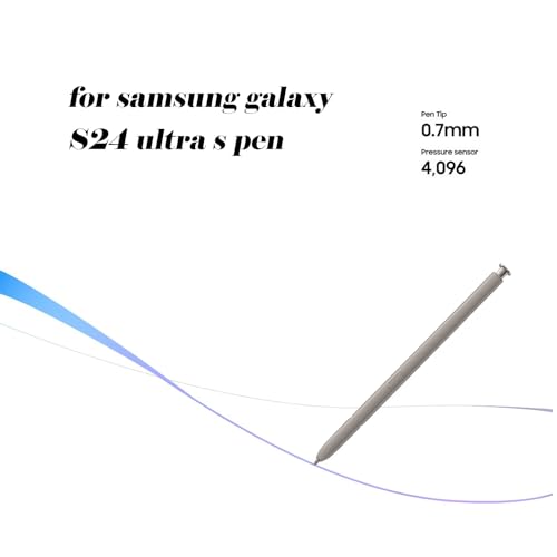 Image of Galaxy S24 Ultra S Pen Replacement For Samsung Galaxy S24 Ultra Stylus Pen,0.7Mm Fine Tip For Precision,Us Version,Ej-Ps928Byegus,Withoutbluetooth(Light Gray)