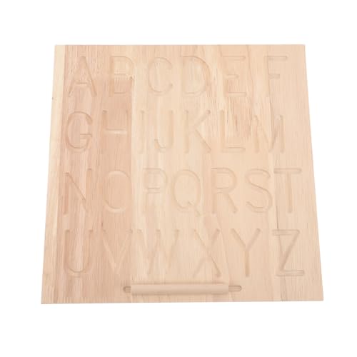 Planche bois pour apprentissage des lettres lors des ateliers en famille